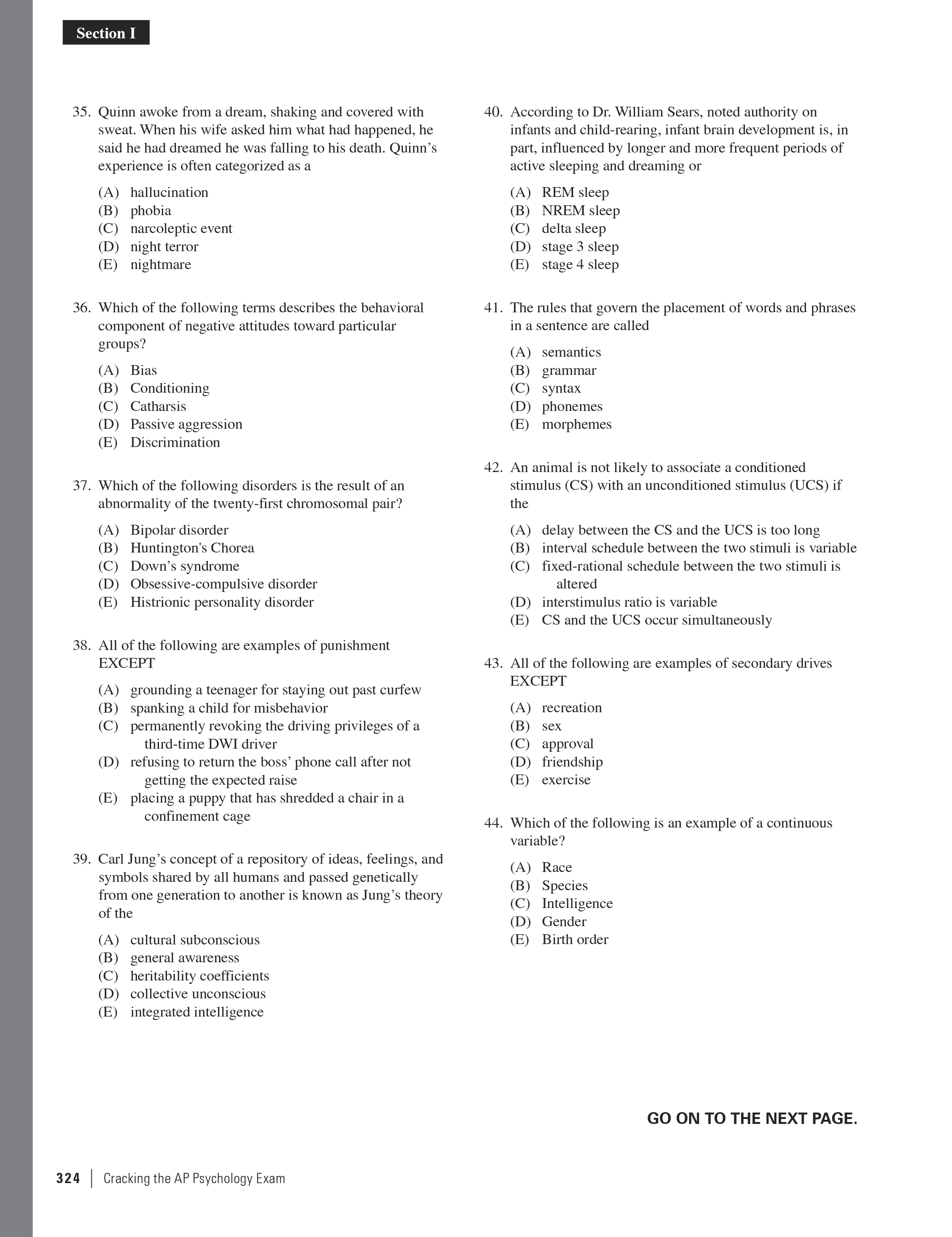 Extended ebook content for Cracking the AP Psychology Exam, 2016 Extended ebook content for Cracking the AP Psychology Exam, 2016